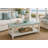 Decastro Solid Wood Coffee Table with Storage - Distressed White Wash Coastal-722719796