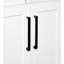Meuble-lavabo rectangulaire simple de 43 pouces (109 cm) décalé vers la droite, avec comptoir en marbre blanc de Carrare de 1,5 pouce (3,8 cm) d'épaisseur.-625884908-625884823