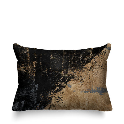 Kazam Abstract Outdoor Reversible Throw Pillow