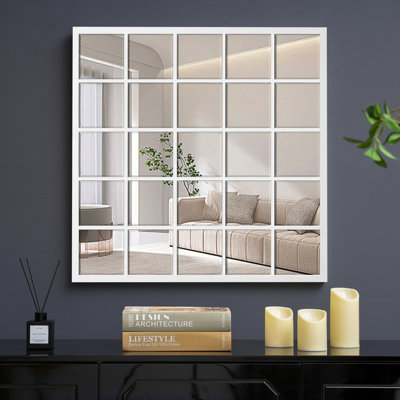 Wooden Frame Decorative Wall Mirror