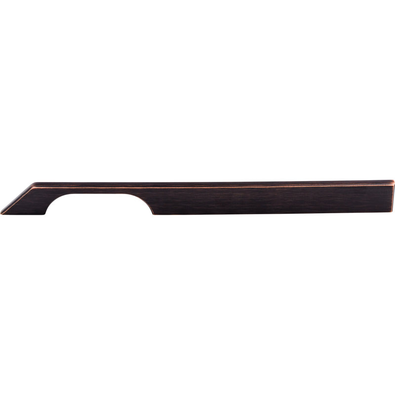Tapered 5" Center to Center Bar pull, Black, 12" Center to Center