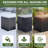 Balconera 240 Gallon Resin Outdoor Deck Box With Lock-126062948-128794814