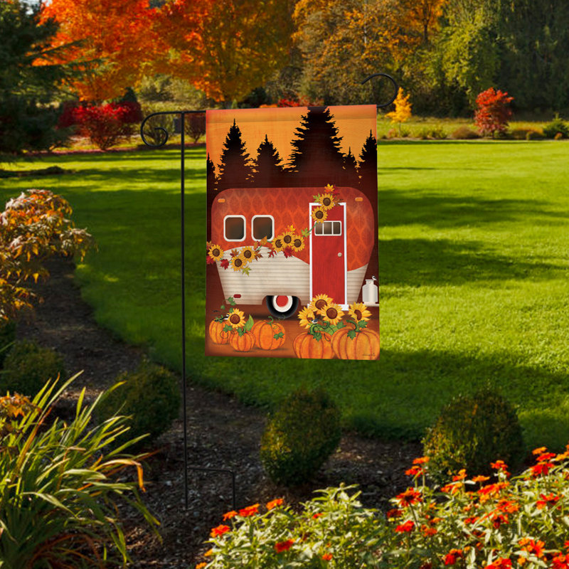 Drapeau d'automne campeur