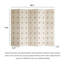 Écran de chambre pliable en cèdre crème-1001831879-1001831876