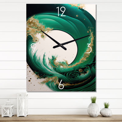 Insiya - Horloge murale moderne abstraite
