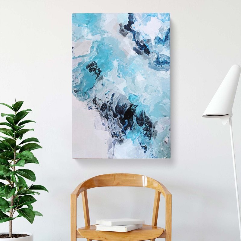 Times Of Mine In Abstract - Wrapped Canvas Print, 91cm H x 60cm W x 3cm D