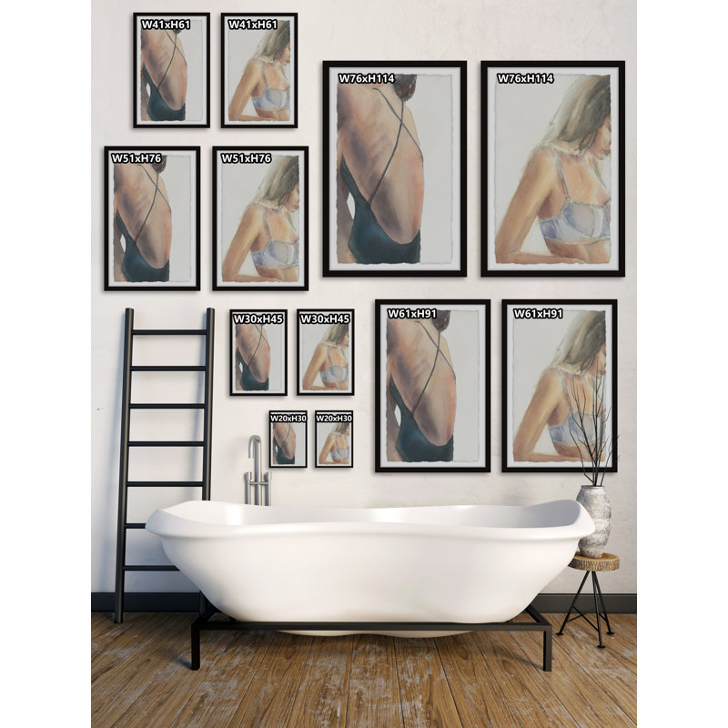 Breathe And Go Slowly by Marmont Hill - 2 Piece Single Picture Frame Painting Set, 61cm H x 82cm W x 3.81cm D