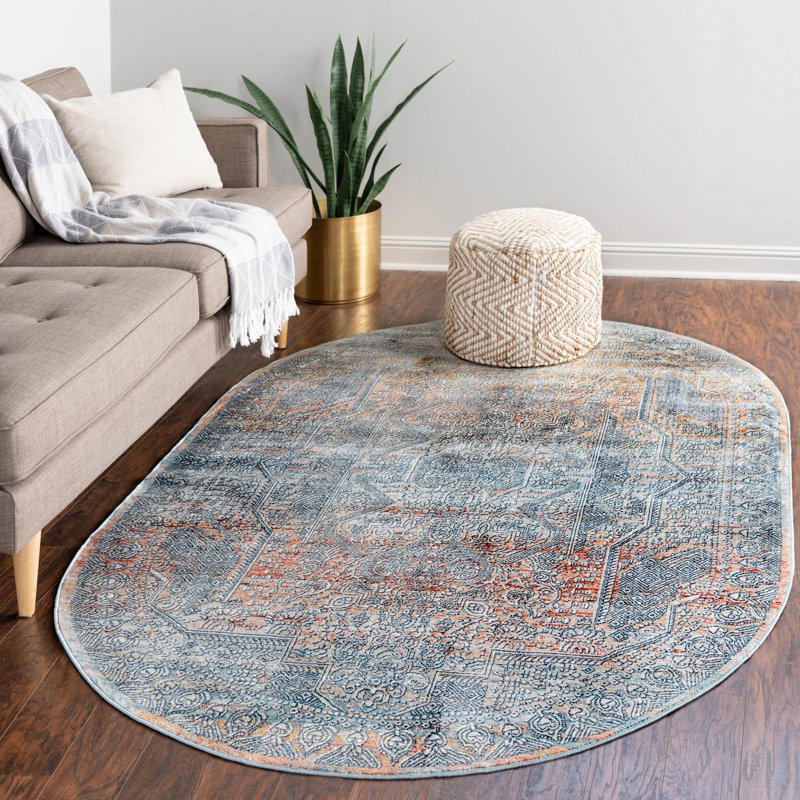 Alabama Indoor Rug, Oval 5'3" x 8'