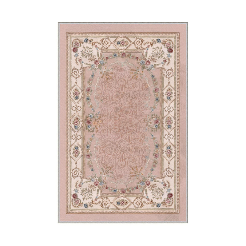 Premium Hall Carpet, 2.6 x 4.9 Feet, 100% Polyester, 650 gr/m² | Antibacterial, Non-Slip PVC Dot Underside, 0.3 in Pile Height | Machine Washable, 3D Digital Print, Durable & Stylish for Home Décor