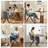 Modern  Chenille Upholstered Swivel Dining Chairs, Accent Armchairs With Metal Legs-1500670424