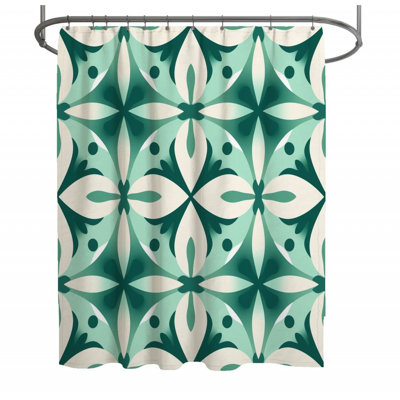 Designer Shower Curtain -  oriental Bathroom Decor