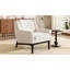 Chaise d'appoint moderne avec accoudoirs évasés-1247947543