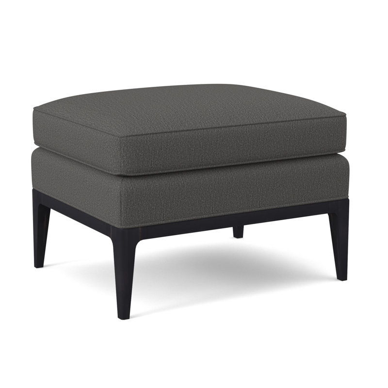 Claxton Ottoman, Margaret Uniform, Vintage Ebony