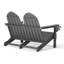 Banc pliant en poly 49 po Adirondack-566337885