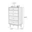 Armoire d'appoint en noyer massif et bois manufacturé-397859566