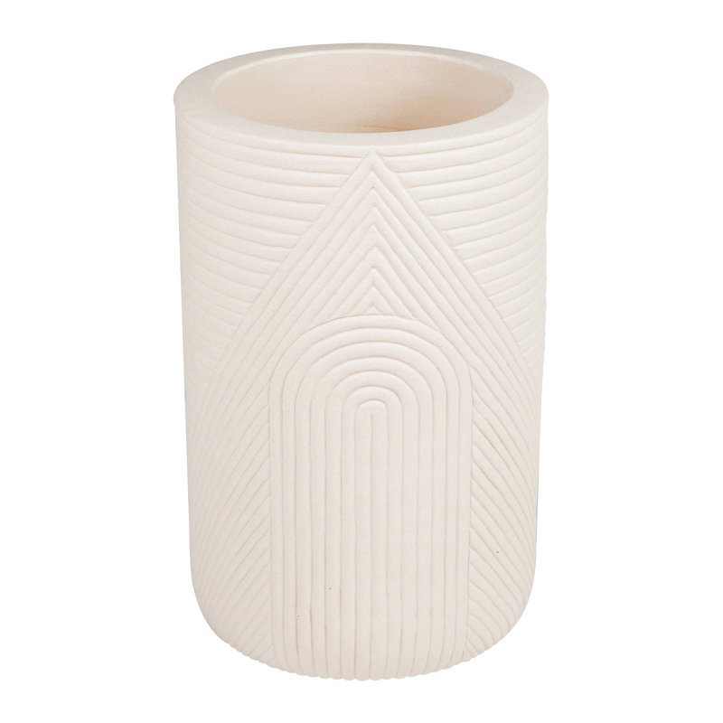 Provenance Signature Handmade Ceramic Planter, Matte Sand