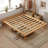 12" Solid Wood Platform Bed, Heavy Duty Metal Leg Support To 1500Lbs, Natural Bamboo Material, Easy Assembly-488950750