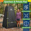 Wakeman Pop Up Pod (L) 3,3 pi x (l) 3,3 pi x (H) 6,2 pi - tente d'intimité portable, tente de camping-113792966