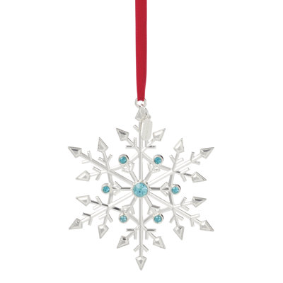 Lenox 2026 Snow Majesty Silverplate Ornament
