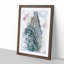 The Flatiron Building in New York in Abstract - Picture Frame Painting Print-55737284-55737279