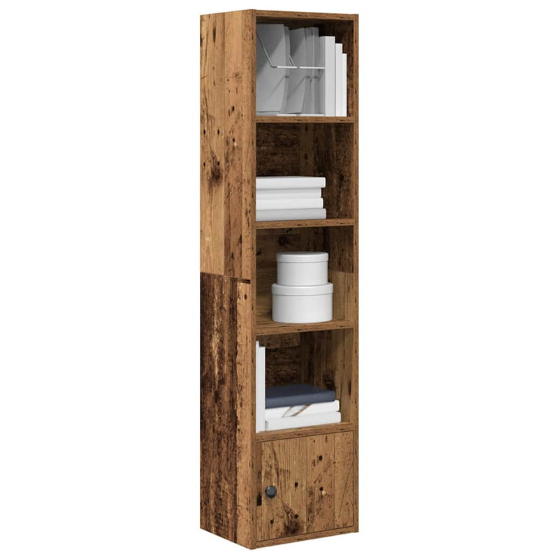 Conary 31cm W Bookcase, (5 Shelves) 127cmH x 31cmW x 24cmD, Old Wood