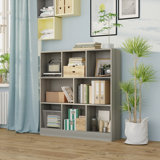 3-Layer Wooden Lattice Bookcase