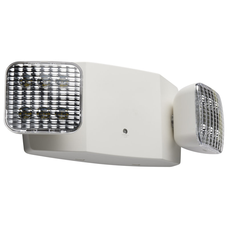 Emergency Light 90min Ni-Cad backup 120/277V Dual Head Universal Mounting