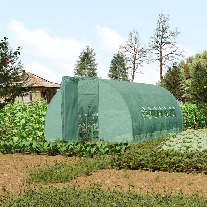 Abri de jardin en acier l 10 pi x l 12 pi x P 20 pi Orchidhouse