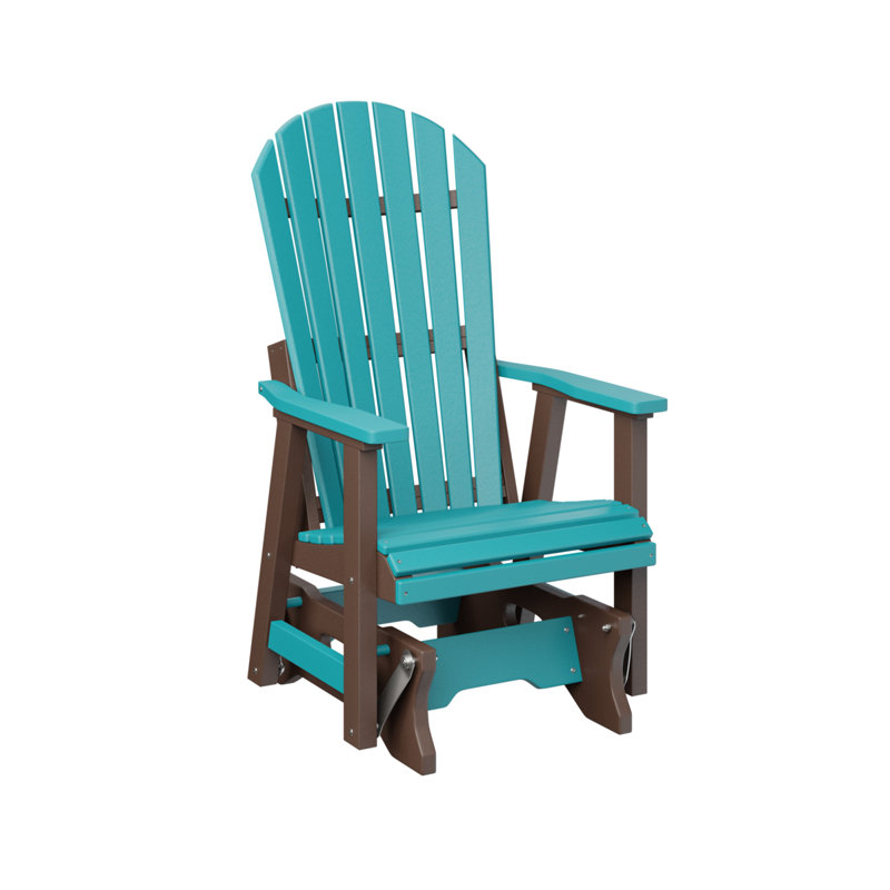 Fauteuil coulissant simple berlinois berlinois, Aruba Blue Top/Chocolate Brown Base