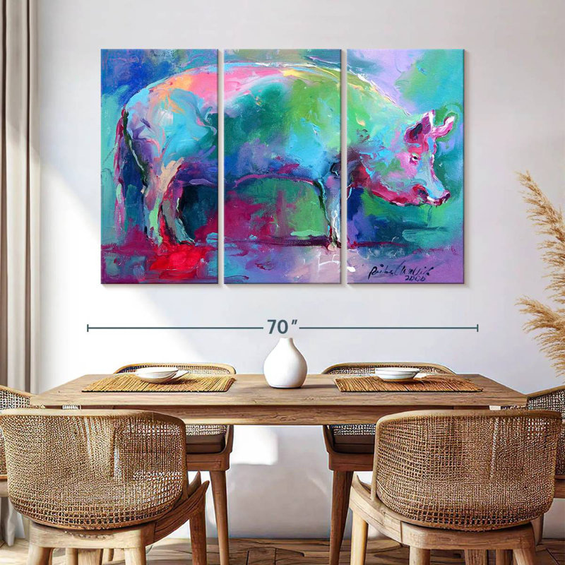 Brampt Pig II, 42" H x 65" W