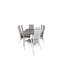 Jayesh 6 - Person Patio Dining Set Extendable Rectangular Table-2104089893-2104089892