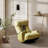 Lounge Chair With Adjustable Backrest And Headrest, 360° Rotatable With Mobile Phone Holder-23230871