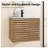  24" Wall Mounted Single Bathroom Vanity with Sink Top, Wood Tune, Faucet and Drain, EPA Certified-192045819