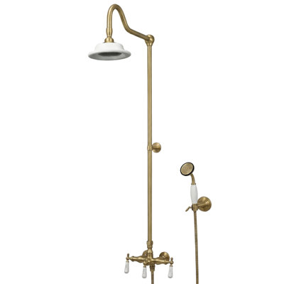 Exposed Shower System with Handshower