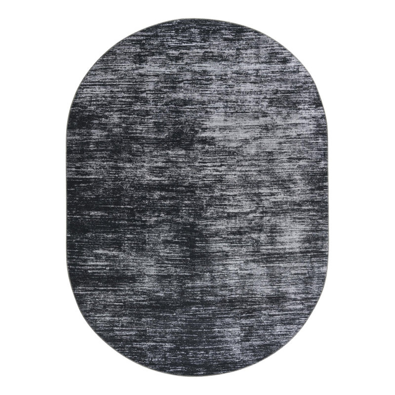 Monroy Chenille Indoor Rug, Oval 7'6" x 10'6"