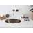 Copper Oval Undermount Bathroom Sink
