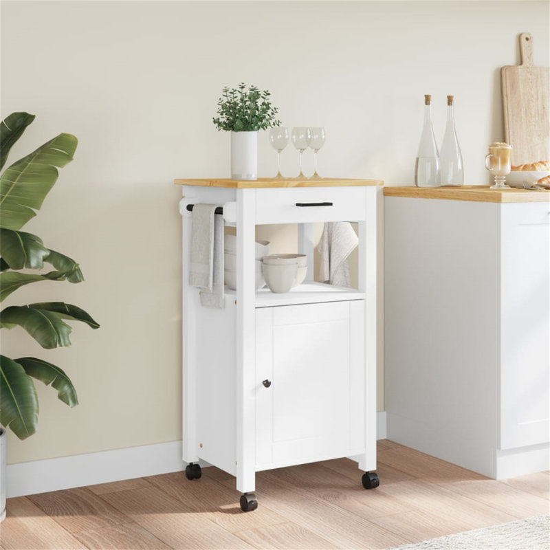 Bar Cart, White
