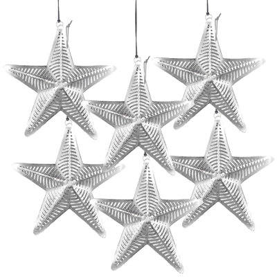 6'' Metal Holiday Shaped Ornament