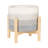 Ceramic and Pine Wood Planter with Stand, Modern Decorative Pot for Indoor and Outdoor Plants, Stylish Elevated Display for Home and Office Decor-985442586