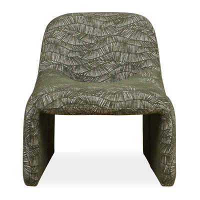 Fauteuil d'appoint vert olive Menlo