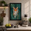 Tiger in Jungle Depths Tropical - Wrapped Canvas-720259698-720259709