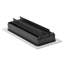Grille en fonte d'aluminium Achtek 4 po x 8 po-81354503-81355420