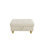 Tabouret de repose-pieds rectangulaire en similicuir 33,5 po x 22 po x 17 po