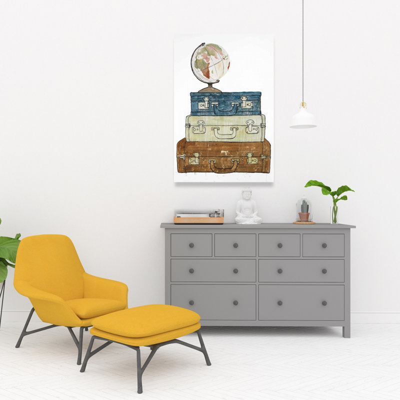 Go tour du monde - Toile de bureau pour décoration intérieure
