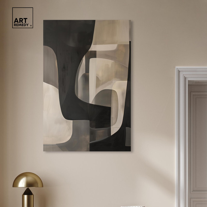 Art mural moderne sur toile portail par Art Remedy, Toile tendue, H 45 po x l 30 po