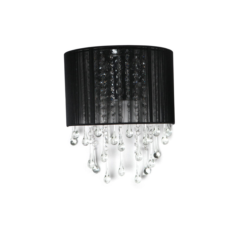 Macalester Flush Mounted Sconce, Black