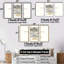 Ensemble de 3 encadrements géométriques neutres I - Shabby Elegance-1704075923-1704075924