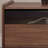 Simple retro design sense solid wood TV cabinet