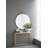 36" X 39" Classic Round Mirror With Baroque-inspired Frame - Lean Against Wall For Bathroom & Entryway Console-1905850522