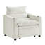 Canapé-lit canapé-lit, canapé-lit convertible 3-en-1, canapé-lit coulissant réglable avec tissu en velours moderne pour le salon, petit espace, beige-120902665-129586791
